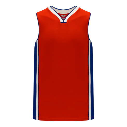 Athletic Knit Pro Cut Basketball Jersey with Rap Neck & Side Inserts (B1715)